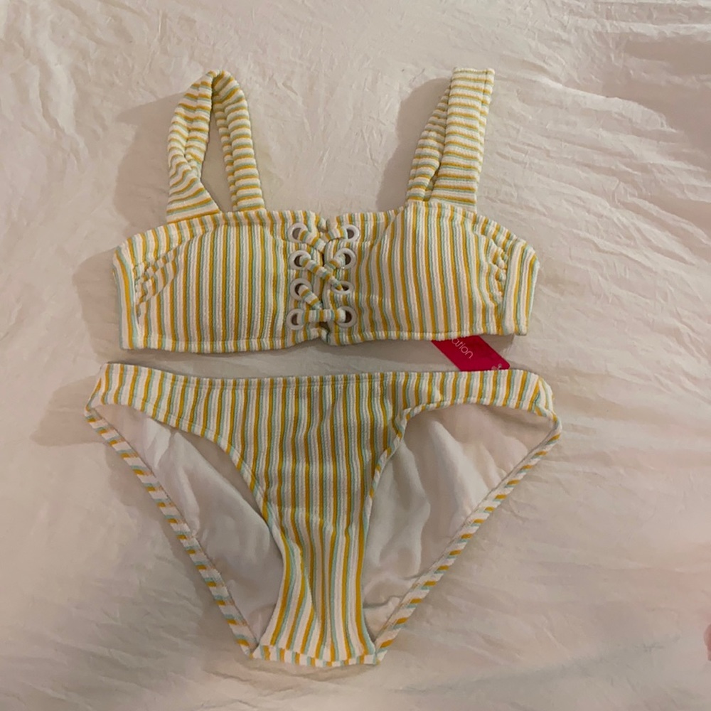Striped Xhilaration Bathing Suit